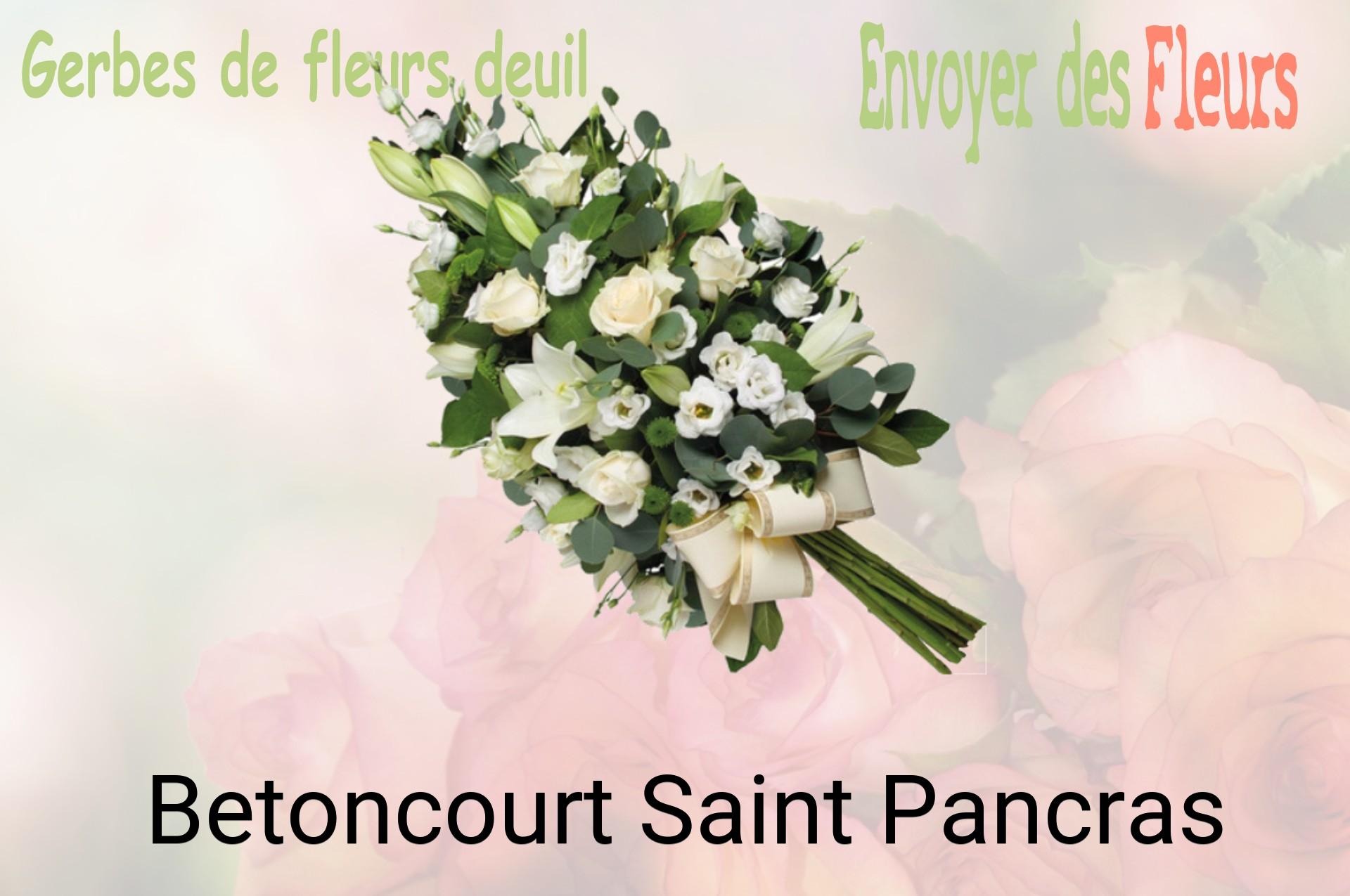 Gerbe de fleurs de deuil livrée à Betoncourt-Saint-Pancras